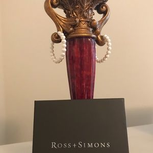 Cultured Pearl Hoop Earrings, 14kt Yellow Gold